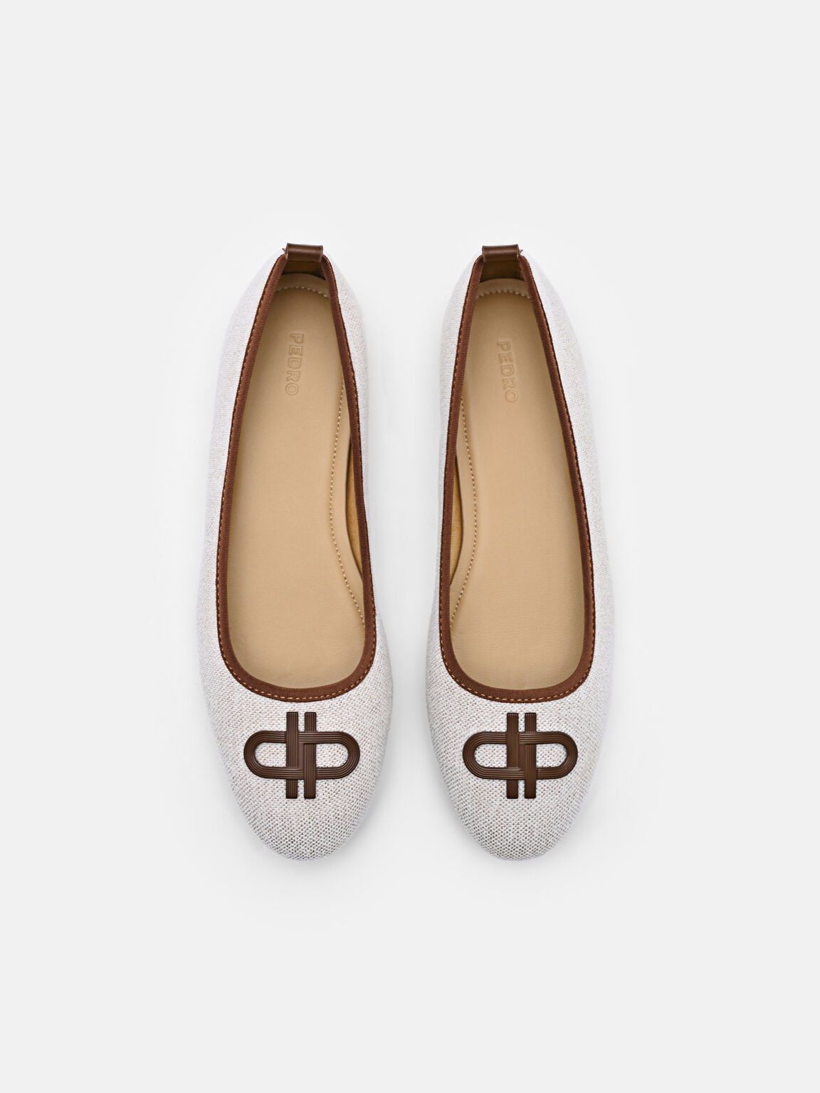 PEDRO Icon Leather Ballerina Flats, 