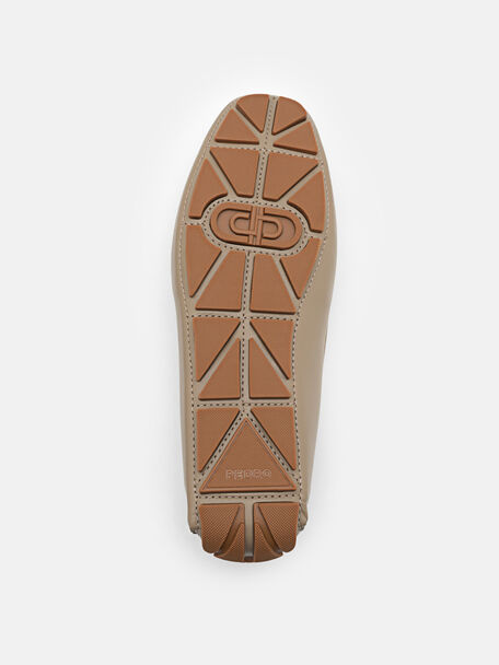 PEDRO Icon Leather Heel Sandals, Black