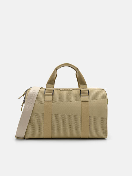 Tristan Fabric Duffel Bag, Sand, hi-res