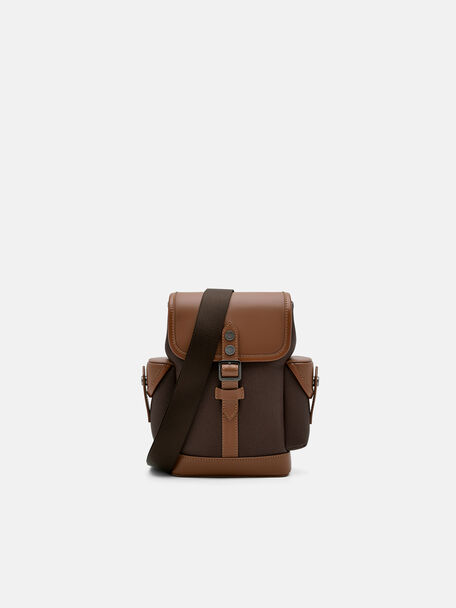 Jones Sling Pouch, Dark Brown, hi-res