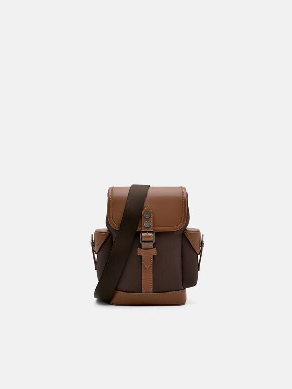 Jones Sling Pouch, Dark Brown, hi-res