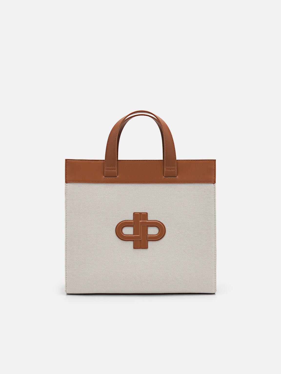 PEDRO Icon Leather Tote Bag, Cognac, hi-res