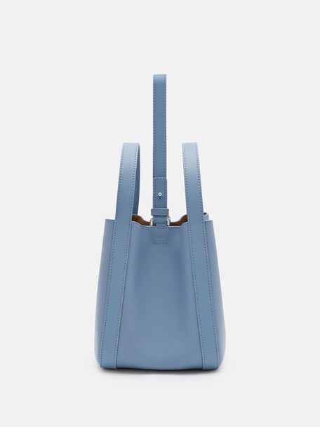 Dana Leather Bucket Bag, , hi-res