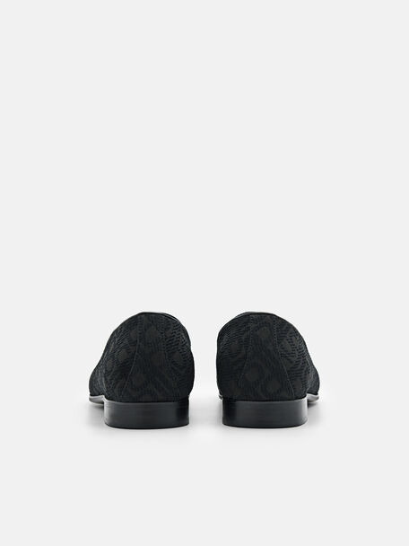 PEDRO Icon Leather Heel Sandals, Black