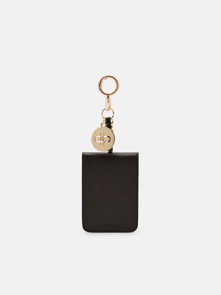 Horse Charm Leather Card Holder, , hi-res