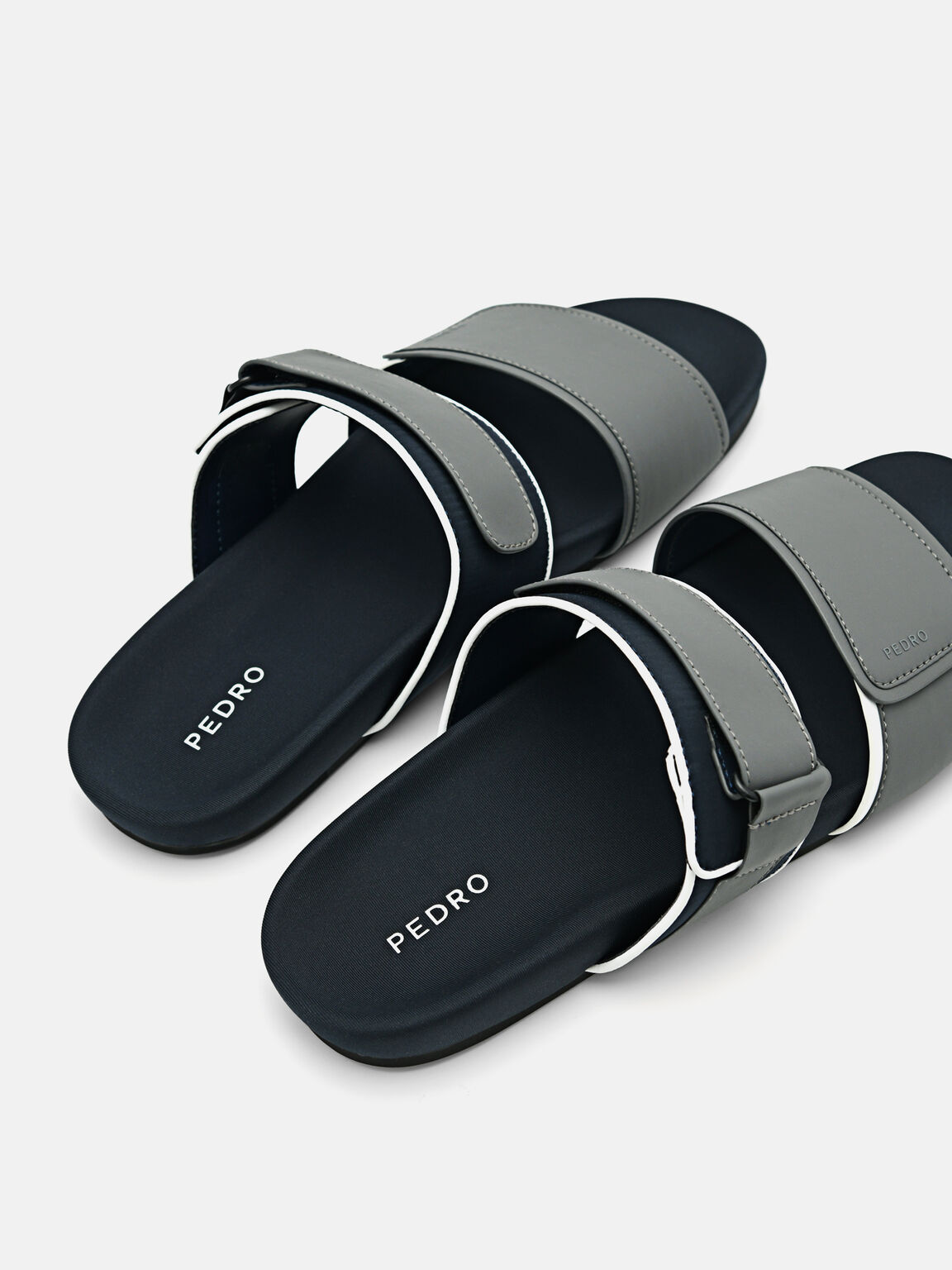 Double Strap Slide Sandals, 
