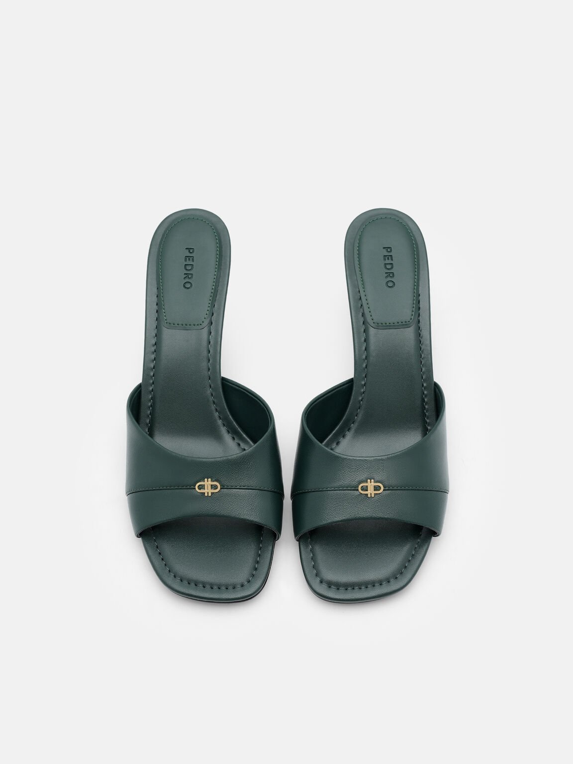 Ingrid Leather Heel Sandals, , hi-res