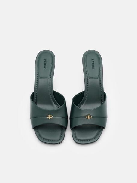 Ingrid Leather Heel Sandals, , hi-res