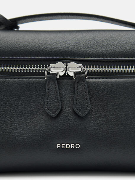 PEDRO Icon Leather Heel Sandals, Black PEDRO Icon Leather Heel Sandals, Black