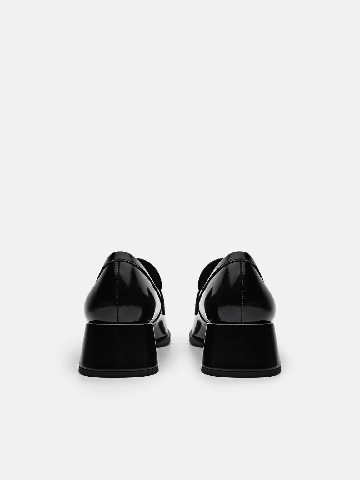 Jatte Leather Heel Loafers, 