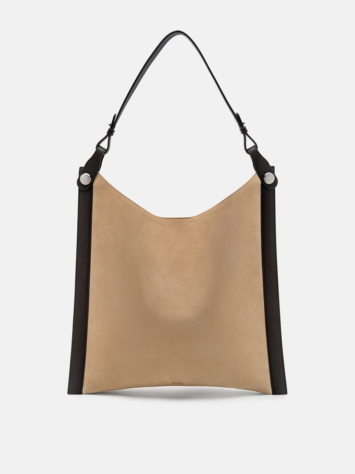 Oversized Suede Shoulder Bag, , hi-res