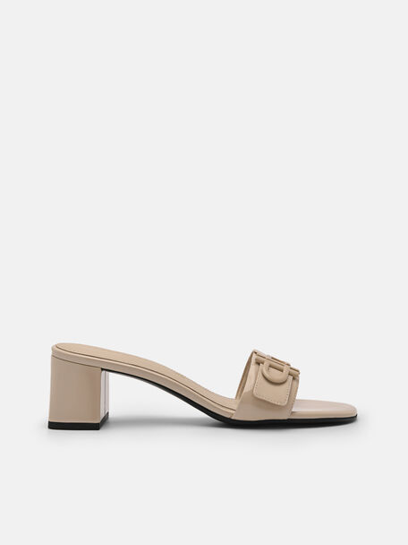 PEDRO Icon Leather Heel Sandals, 