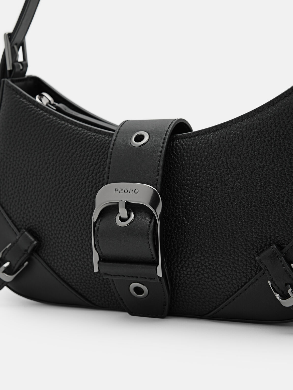 Helix Leather Shoulder Bag, 
