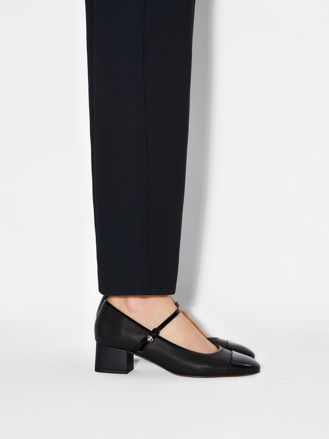 Claude Leather Mary Jane Pumps, 