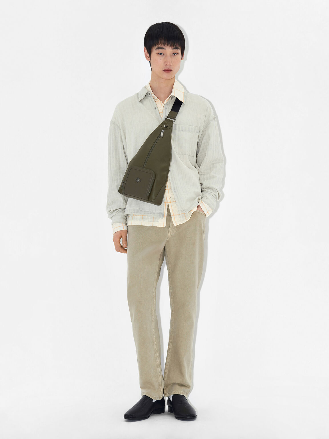 Loafer Kulit Bertekstur, , hi-res