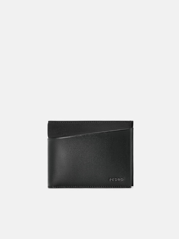Nubuck Leather Bi-Fold Wallet with Insert, 