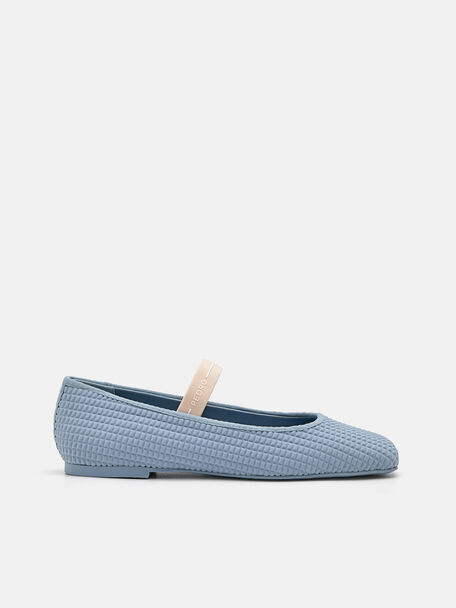 Eris Ballerina Flats, Slate Blue, hi-res