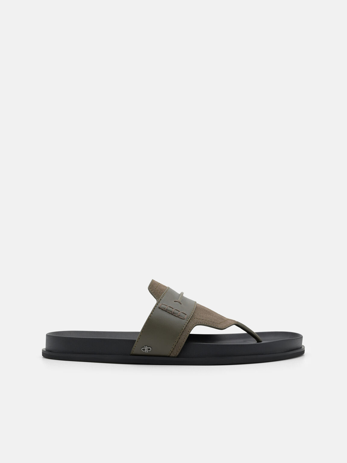 Sandal Thong Penny Suede, , hi-res