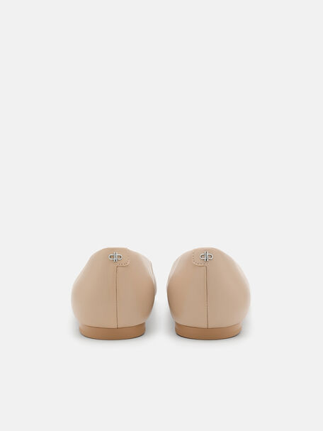 Sepatu Flat Kulit Quinn, , hi-res