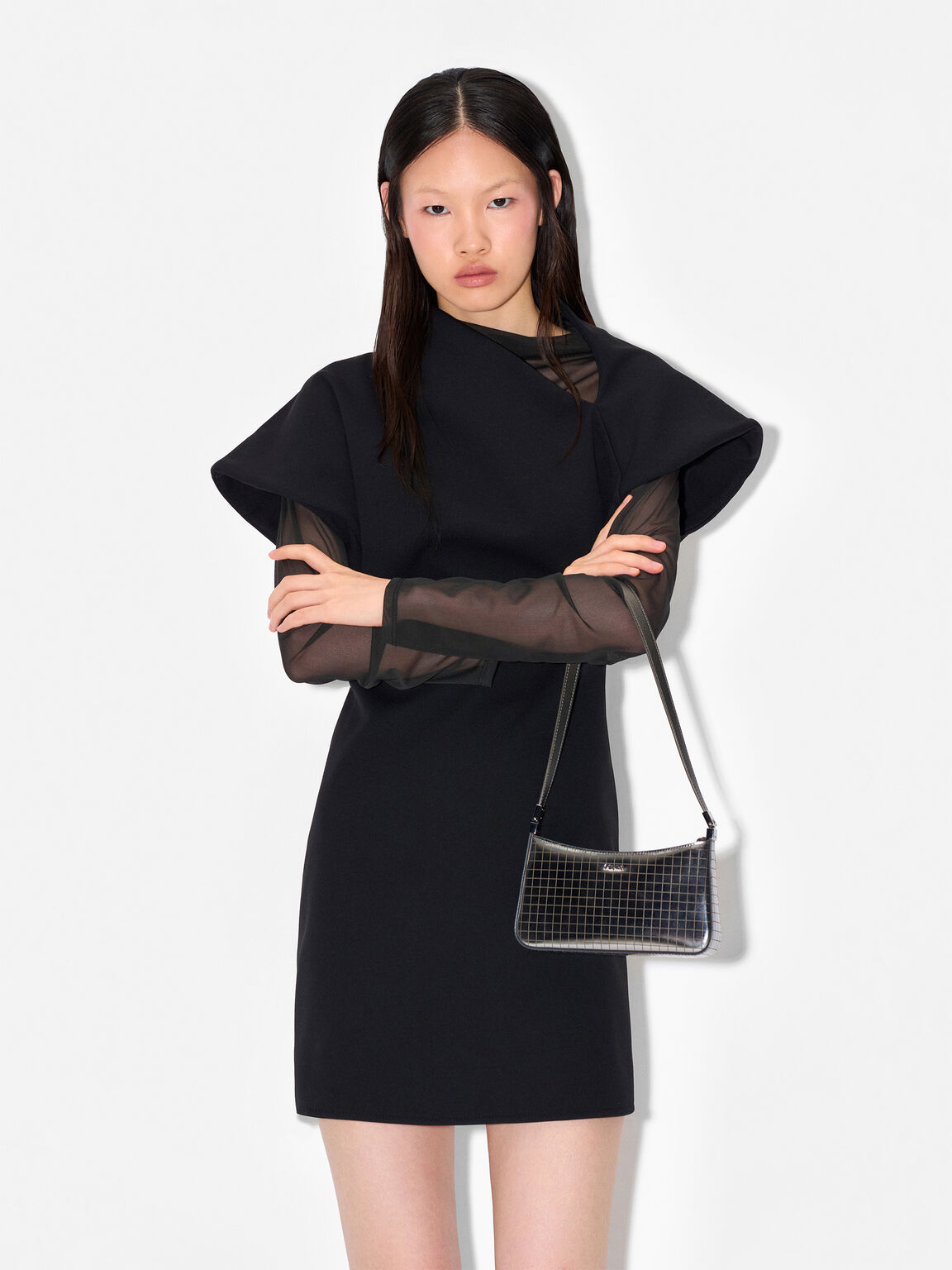 Jatte Metallic Leather Pouch, , hi-res