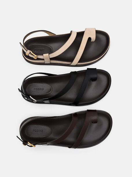 Sandal Bakcstrap Kulit, , hi-res
