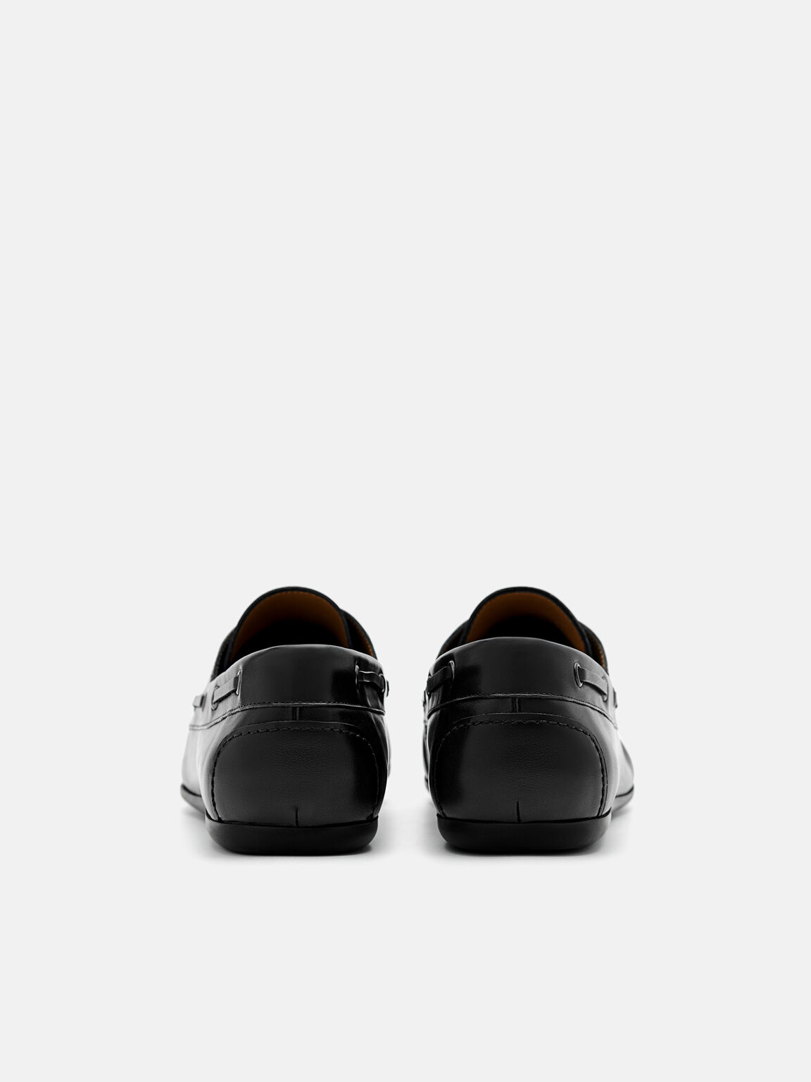 Sepatu Boat Kulit, Black, hi-res