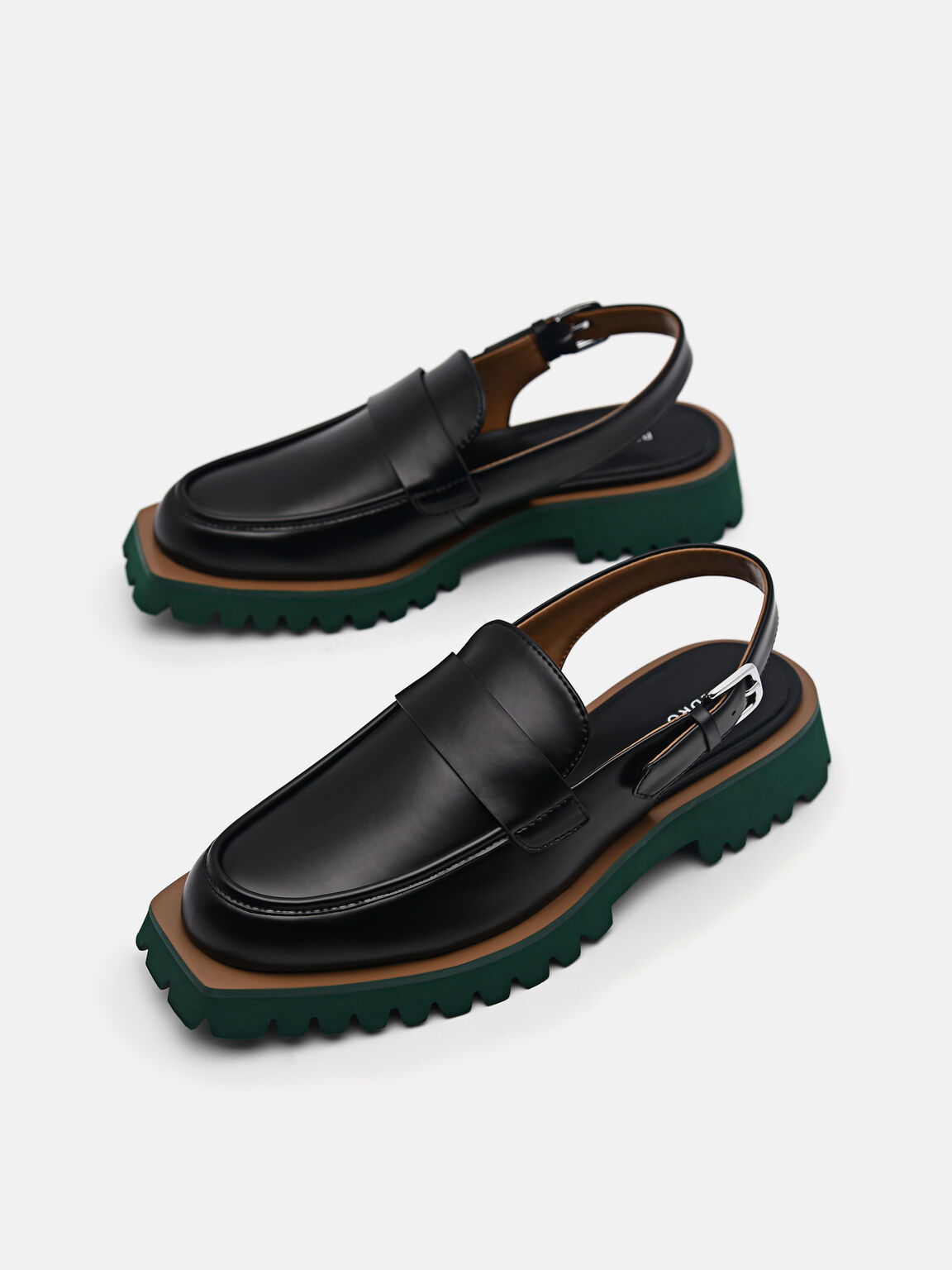 Grapnel Chunky Loafer Mule, 