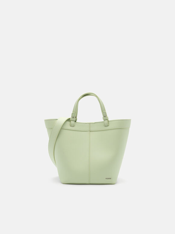Zinnia Tote Bag, Light Green, hi-res