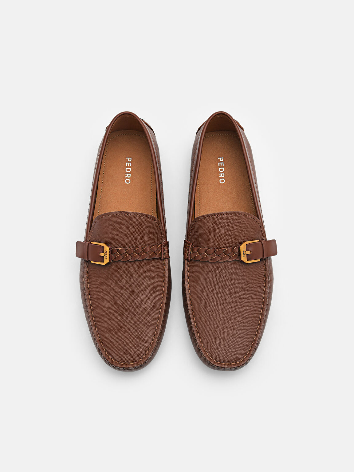 Sepatu Kulit Driving Saffiano, 