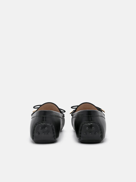 PEDRO Icon Leather Heel Sandals, Black