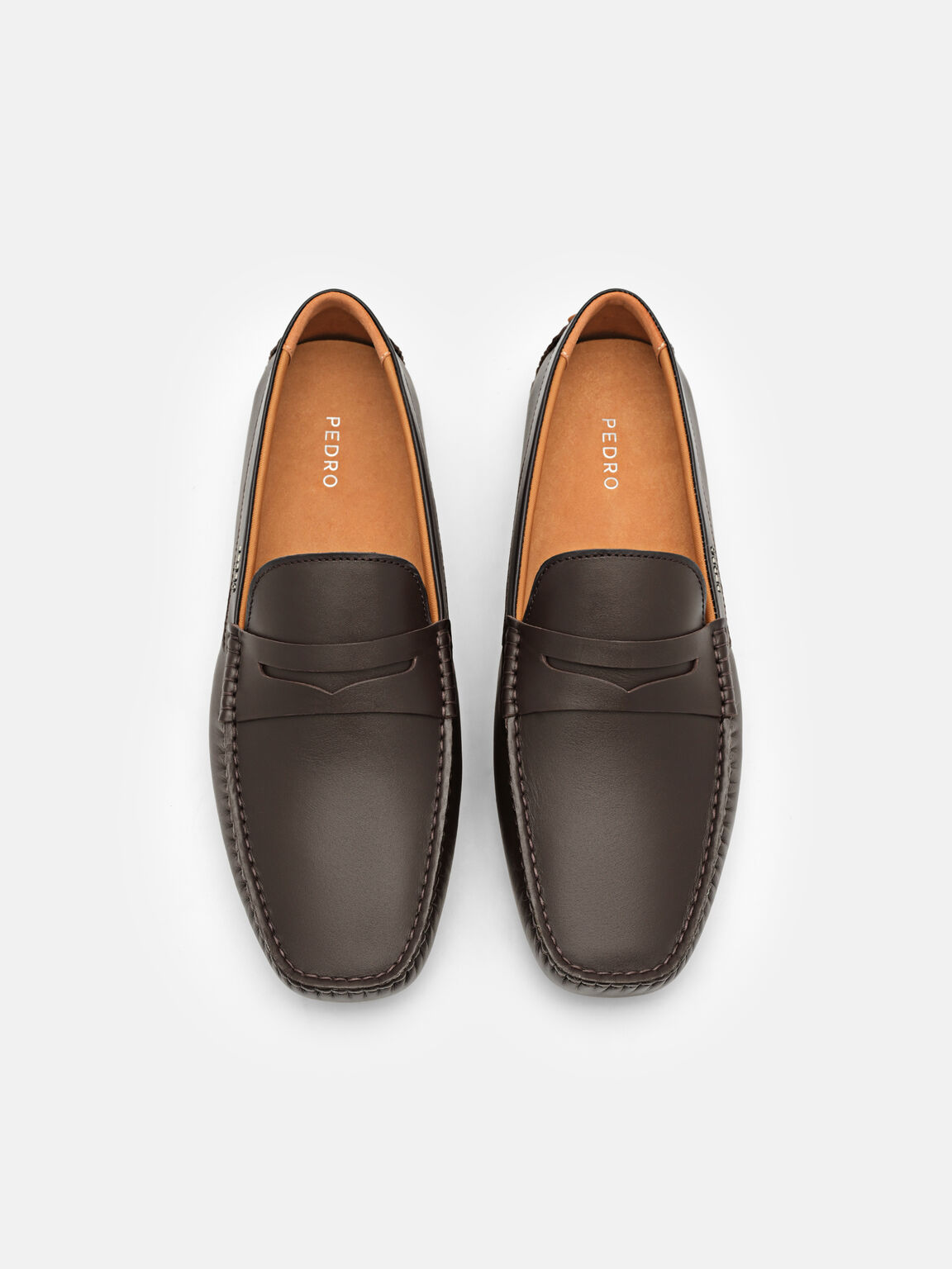 Leather Penny Driving Shoes, , hi-res