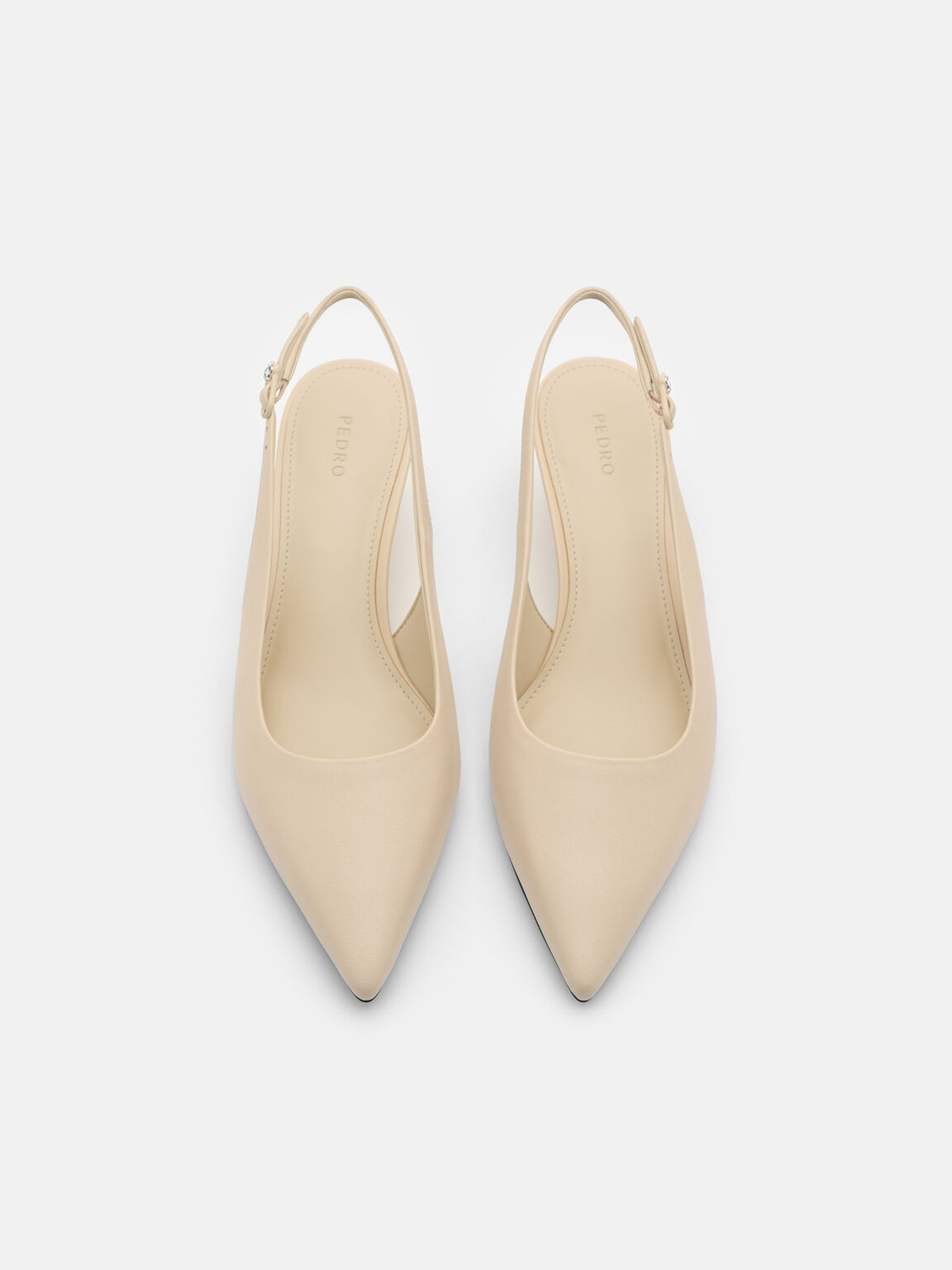 Sepatu Pumps Slingback Wedge Kulit Adena, , hi-res
