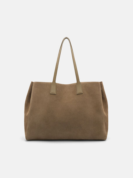 Tas Tote Suede Oversized Demi, , hi-res