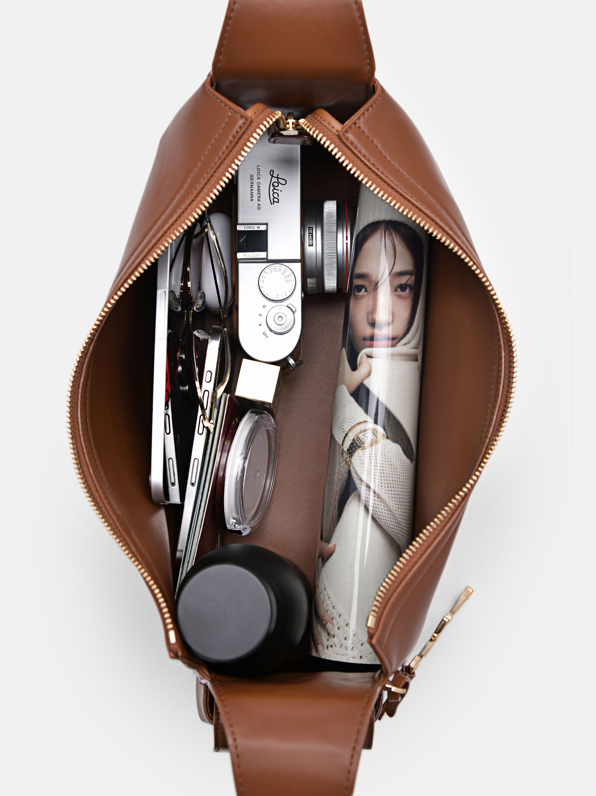 台湾 PEDRO Alanis アラニス ショルダーバッグ Alanis Shoulder Bag - Brown - PEDRO ID