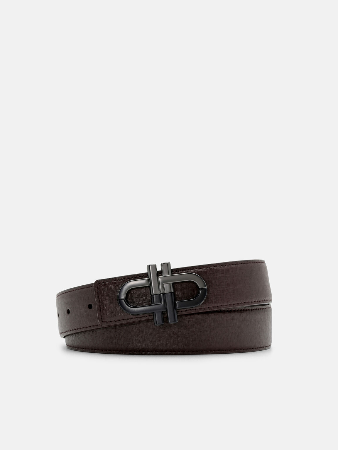 Leather Reversible Tang Belt, , hi-res