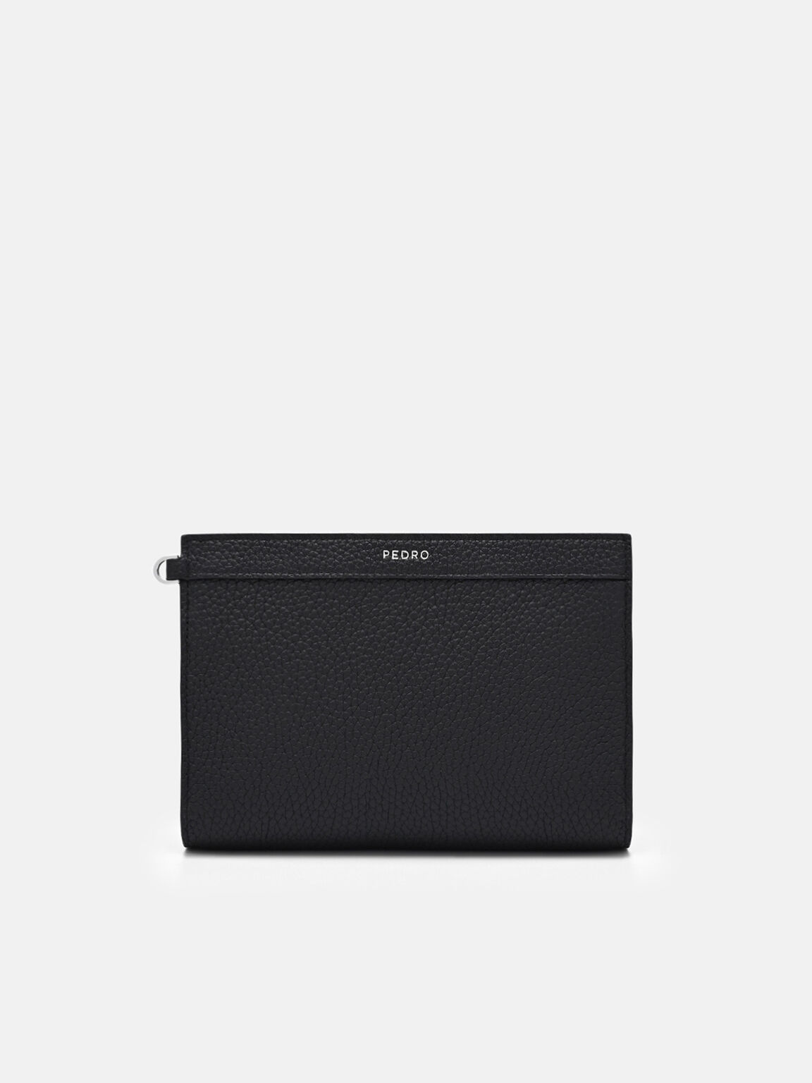 Pouch Kulit dengan Ritsleting, 