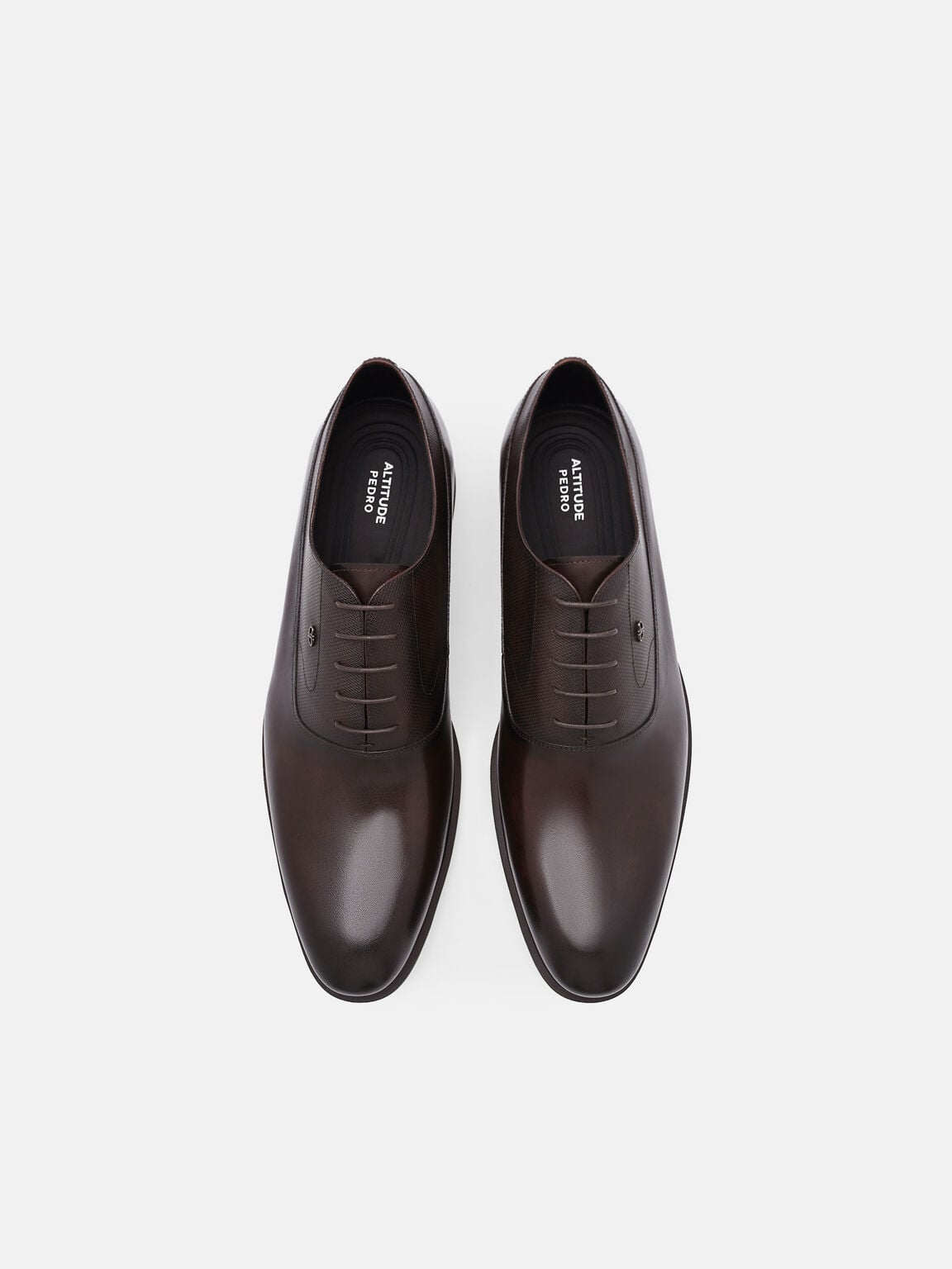 Altitude Burnished Leather Oxford Shoes, , hi-res