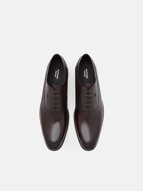 Altitude Burnished Leather Oxford Shoes, , hi-res