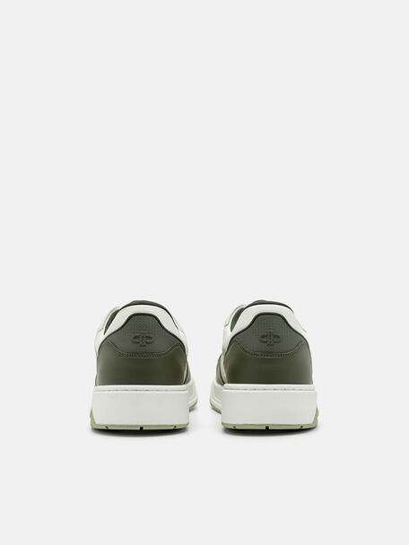 PEDRO Icon Leather Heel Sandals, Black