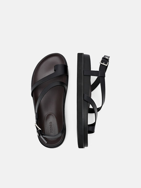 Sandal Bakcstrap Kulit, , hi-res