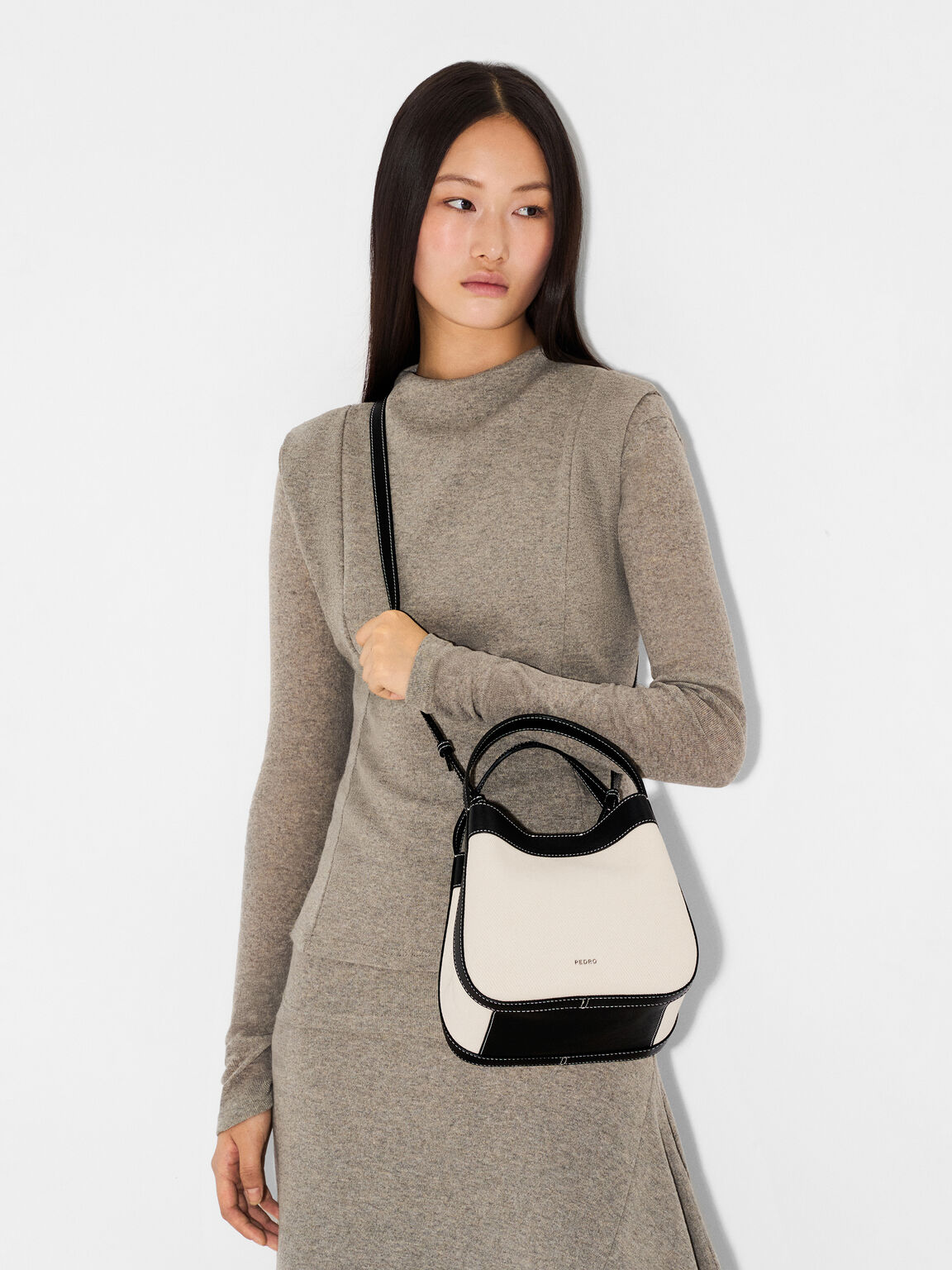 Dana Canvas Bucket Bag, , hi-res