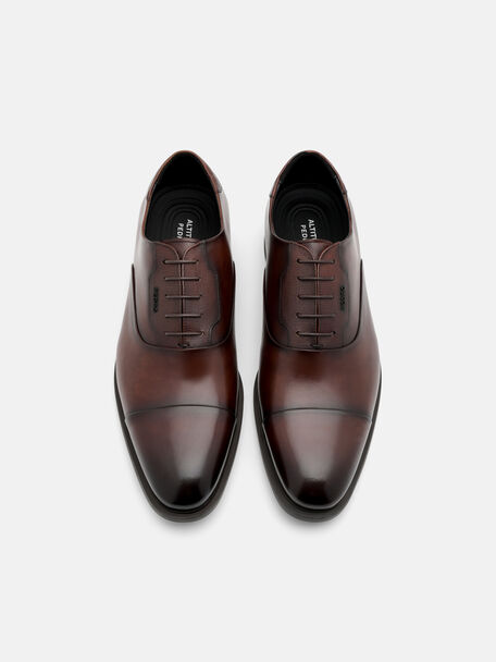 Sepatu Oxford Cap-Toe Kulit Altitude, , hi-res