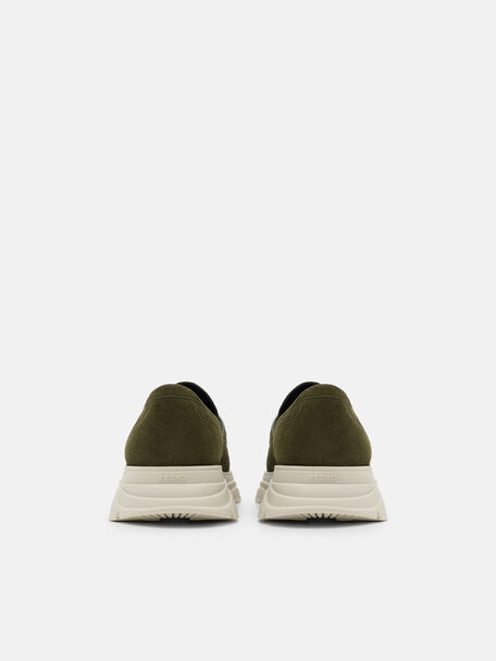 Suede Hybrix Loafers, , hi-res