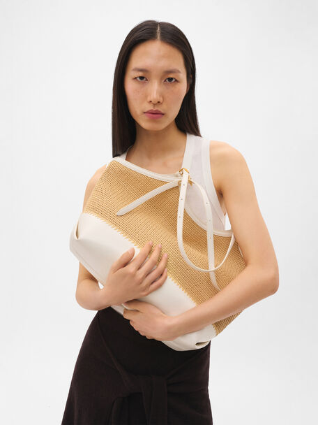 Melka Raffia Oversized Tote Bag, , hi-res