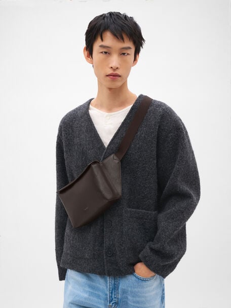 Tas Pinggang Kulit Maven, , hi-res