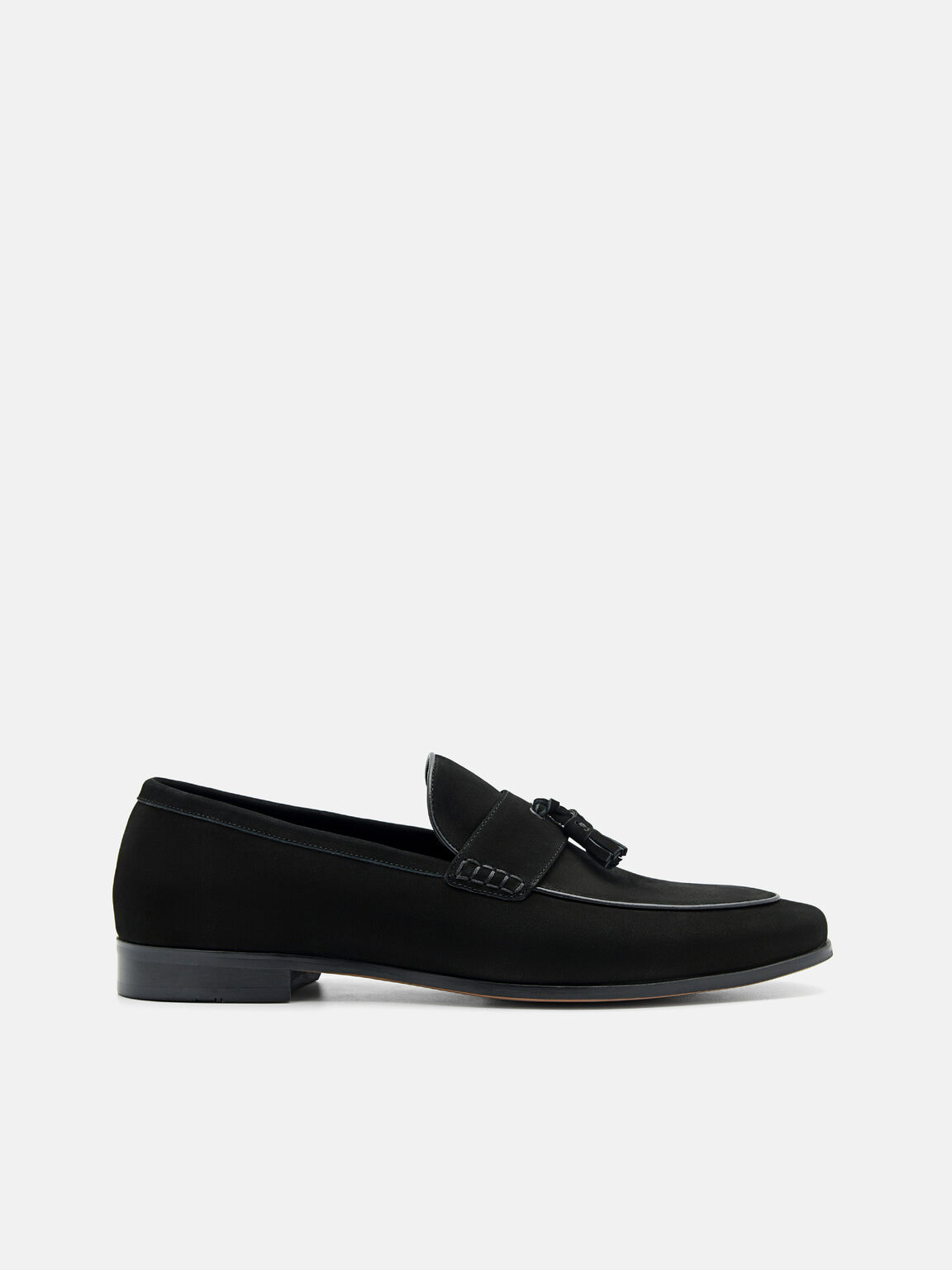 Nubuck Tasselled Loafers, 