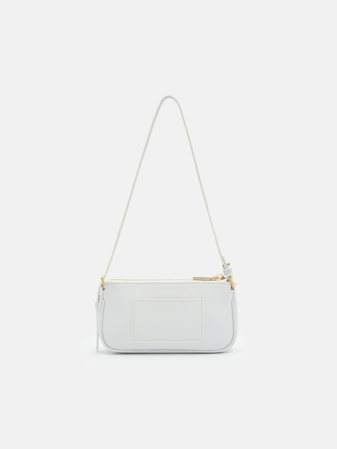 Pouch Kulit Maddy, White, hi-res