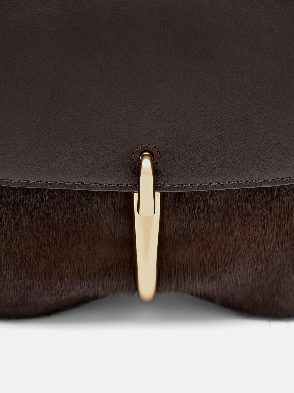 Mount Calf Hair Shoulder Bag, , hi-res