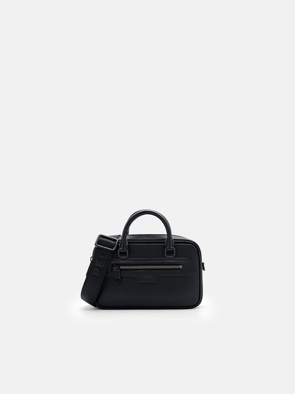 Top Handle Sling Bag, Black, hi-res