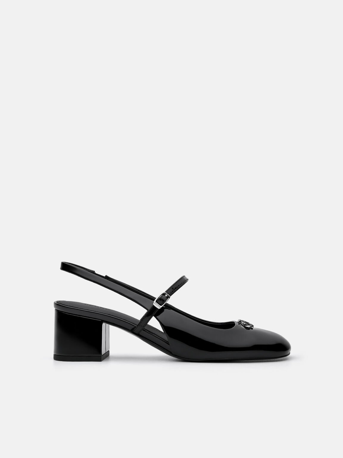 PEDRO Studio Pumps Slingback Kulit Patent, 